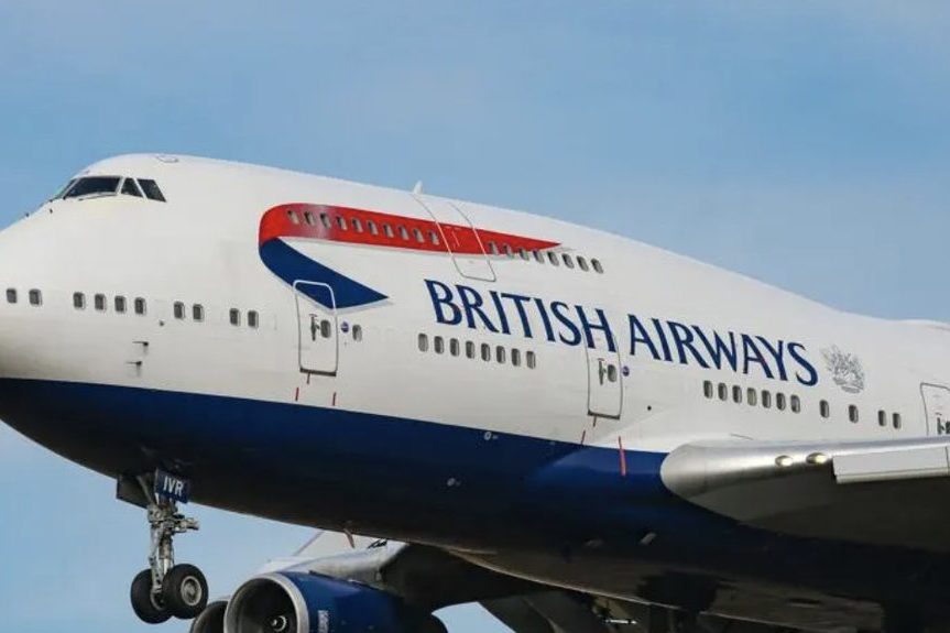 British Airways cargo aircraft landing at airport for air cargo customs clearance and air freight customs clearance